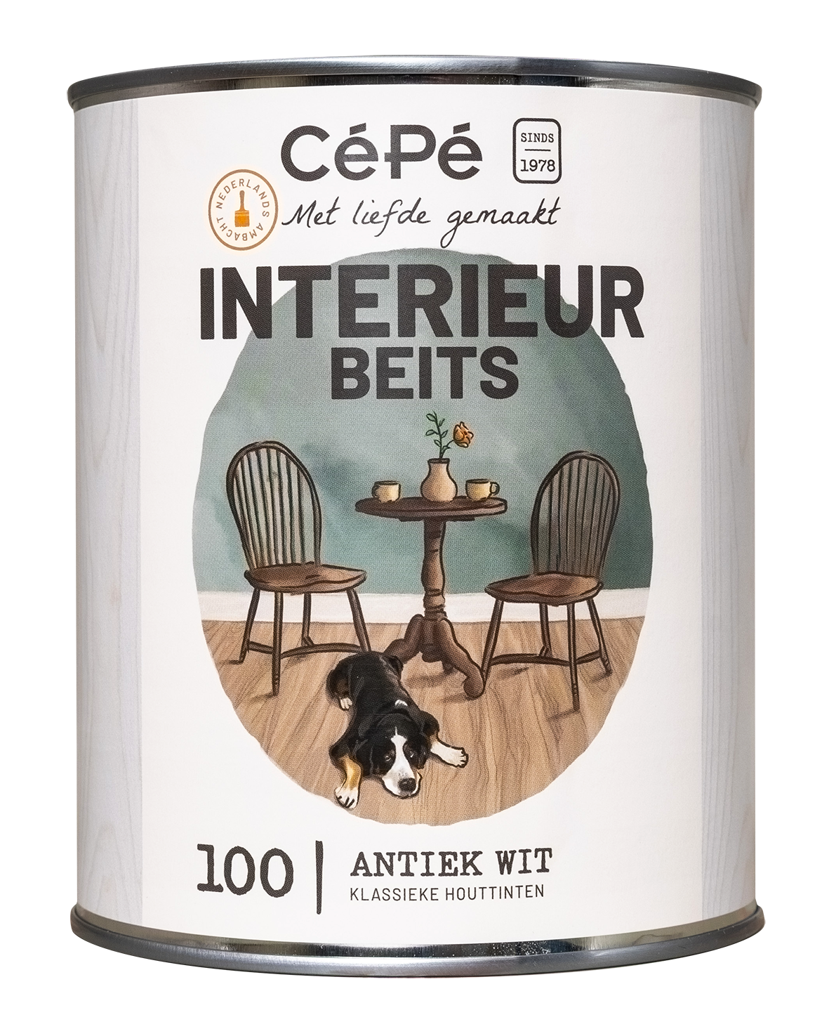 100. Antiek wit