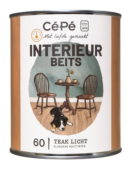 60. Teak licht