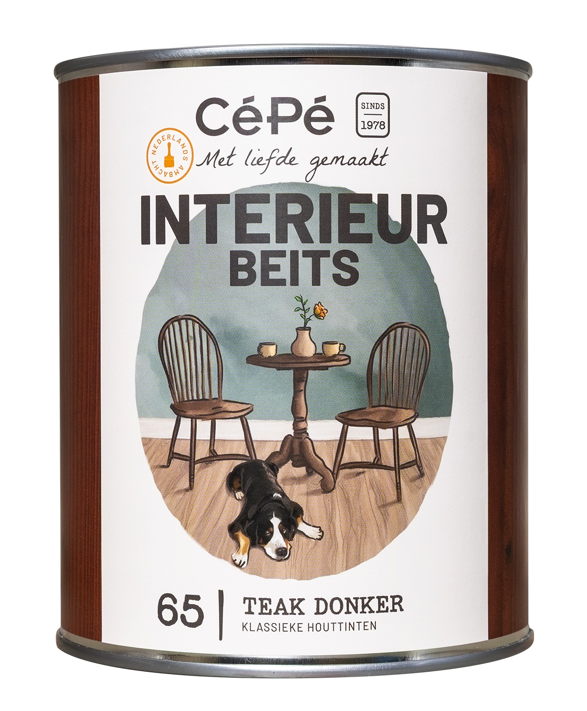 65. Teak donker